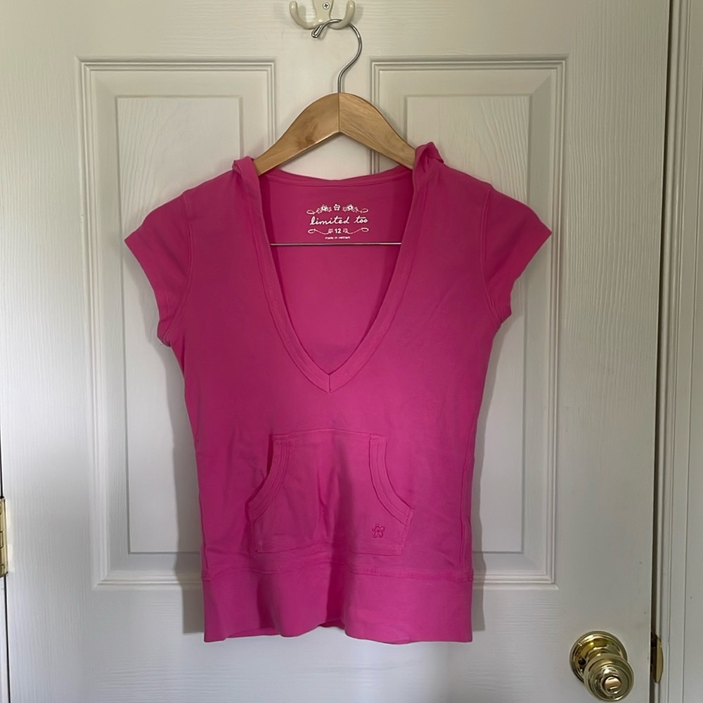 VTG Limited Too hot pink hoodie